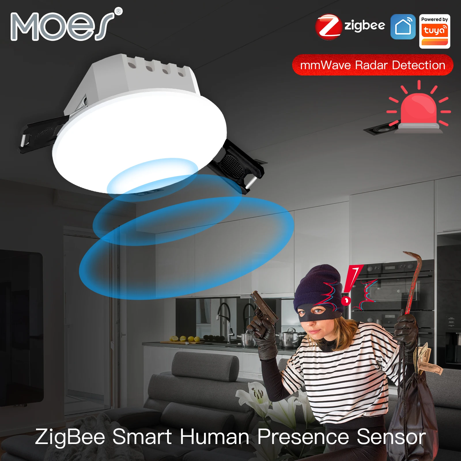 Moes Tuya смарт-детектор присутствия человека ZigBee, детектор радара, Фотодатчик, функция 2 в 1, Интеллектуальный Потолочный PIR-концентратор
Moes Tuya смарт-детектор присутствия человека ZigBee, детектор радара, Фотодатчик, функция 2 в 1, Интеллектуальный Потолочный PIR-концентратор