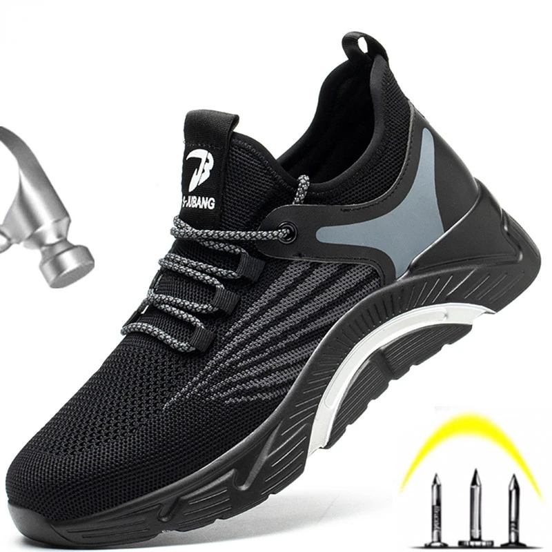 Indestructible Shoes Men Safety Work Shoes With Steel Toe Anti-Puncture Boots Lightweight Breathable Sneakers Work Safety Boots
Indestructible Shoes Men Safety Work Shoes With Steel Toe Anti-Puncture Boots Lightweight Breathable Sneakers Work Safety Boots