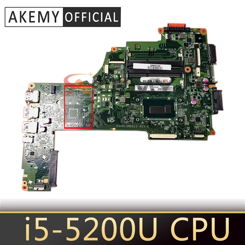 Akemy DA0BLQMB6E0 For Toshiba Satellite C55 S55 C55-C laptop motherboard Core SR23Y i5-5200U A000388580
Akemy DA0BLQMB6E0 For Toshiba Satellite C55 S55 C55-C laptop motherboard Core SR23Y i5-5200U A000388580