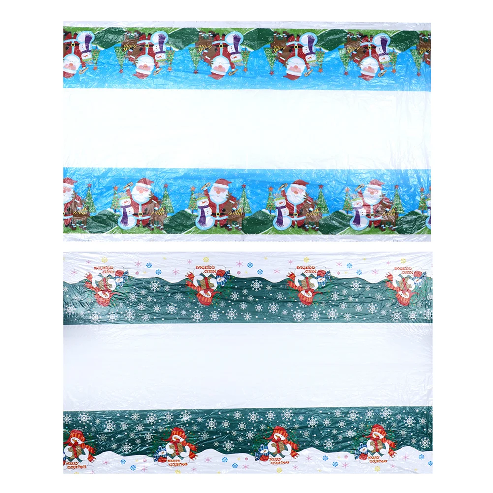 Christmas Table Tablecloth Linen Vinyl Cover Mats Clothes Festiveparty Supplies Disposable Rectangular Covers
Christmas Table Tablecloth Linen Vinyl Cover Mats Clothes Festiveparty Supplies Disposable Rectangular Covers