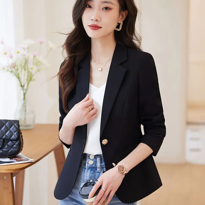 Women's Autumn Vintage Casual Short Suit Coat Commuting Solid Color Waist Wrapped Long Sleeve Short Suit Collar Blazer for Women
Women's Autumn Vintage Casual Short Suit Coat Commuting Solid Color Waist Wrapped Long Sleeve Short Suit Collar Blazer for Women