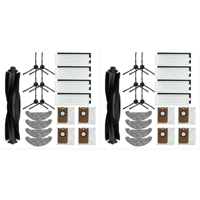 38PCS Side Brush HEPA Mops Dust Bag Robot Vacuum Filter For Viomi S9 Vacuum Cleaner Accessories Replacement
38PCS Side Brush HEPA Mops Dust Bag Robot Vacuum Filter For Viomi S9 Vacuum Cleaner Accessories Replacement