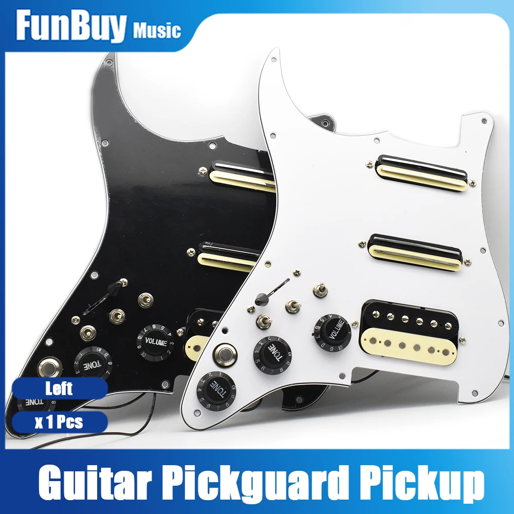 SSH Left Hand Electric Guitar Pickguard Pickup with Singlecut Wiring Loaded Prewired Pick-up Single Coil Dual Rail Humbucker
SSH Left Hand Electric Guitar Pickguard Pickup with Singlecut Wiring Loaded Prewired Pick-up Single Coil Dual Rail Humbucker