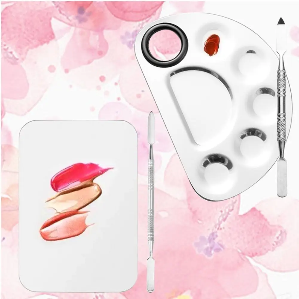 Stainless Steel Foundation Nail Palette DIY Color Makeup Tools Makeup Mixing Palette Nail Makeup Blending Tools Spatula Nail
Stainless Steel Foundation Nail Palette DIY Color Makeup Tools Makeup Mixing Palette Nail Makeup Blending Tools Spatula Nail
