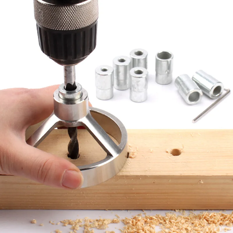 7/16pcs Stainless Steel Vertical Drill Guide Hole Puncher Fixtures Wood Positioning Doweling Jig Locator for Carpentry Tools
7/16pcs Stainless Steel Vertical Drill Guide Hole Puncher Fixtures Wood Positioning Doweling Jig Locator for Carpentry Tools