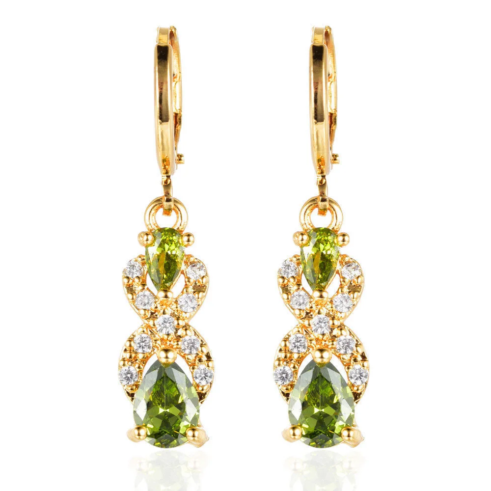 European and American Fashion Luxury Water Drop Amethyst Zircon Inlaid Rhinestone Women's Earrings Accessories Wholesale
European and American Fashion Luxury Water Drop Amethyst Zircon Inlaid Rhinestone Women's Earrings Accessories Wholesale