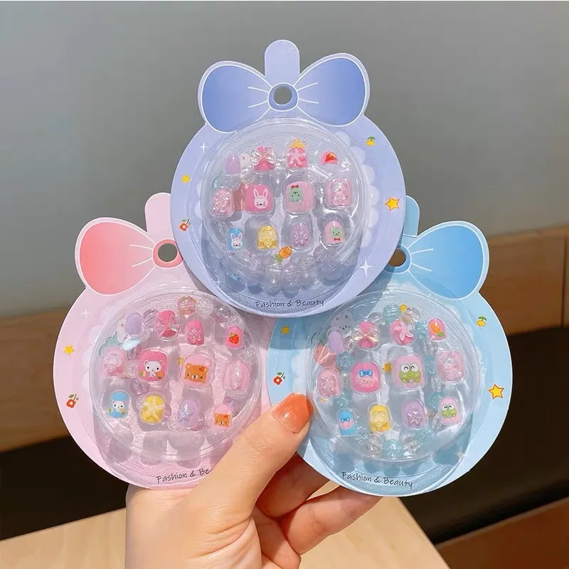 10Kit-12Pcs/Kit Kid Sweetie DIY Fake Nail Tips +Children Bracelet Press On Cartoon False Nails Patch Wearable Detachable Tip Kit
10Kit-12Pcs/Kit Kid Sweetie DIY Fake Nail Tips +Children Bracelet Press On Cartoon False Nails Patch Wearable Detachable Tip Kit