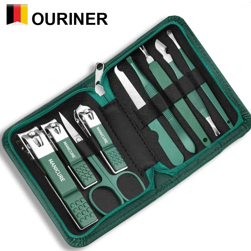 Green 9 Pcs Manicure Set With Leather Case Professional Foot And Face Care Tool Kits Stainless Steel Nail Clipper Sets Gift
Green 9 Pcs Manicure Set With Leather Case Professional Foot And Face Care Tool Kits Stainless Steel Nail Clipper Sets Gift