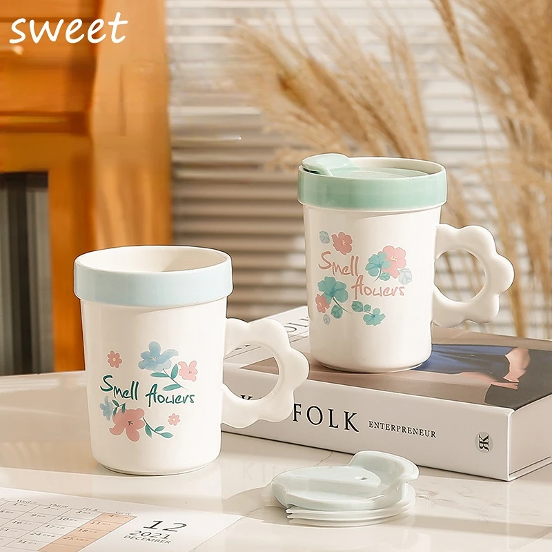 480ml Creative Flower Ceramic Mug Mug Large Capacity Household Water Cup Couple Gift Coffee Mug Milk Mocha Cup Juice Cup
480ml Creative Flower Ceramic Mug Mug Large Capacity Household Water Cup Couple Gift Coffee Mug Milk Mocha Cup Juice Cup