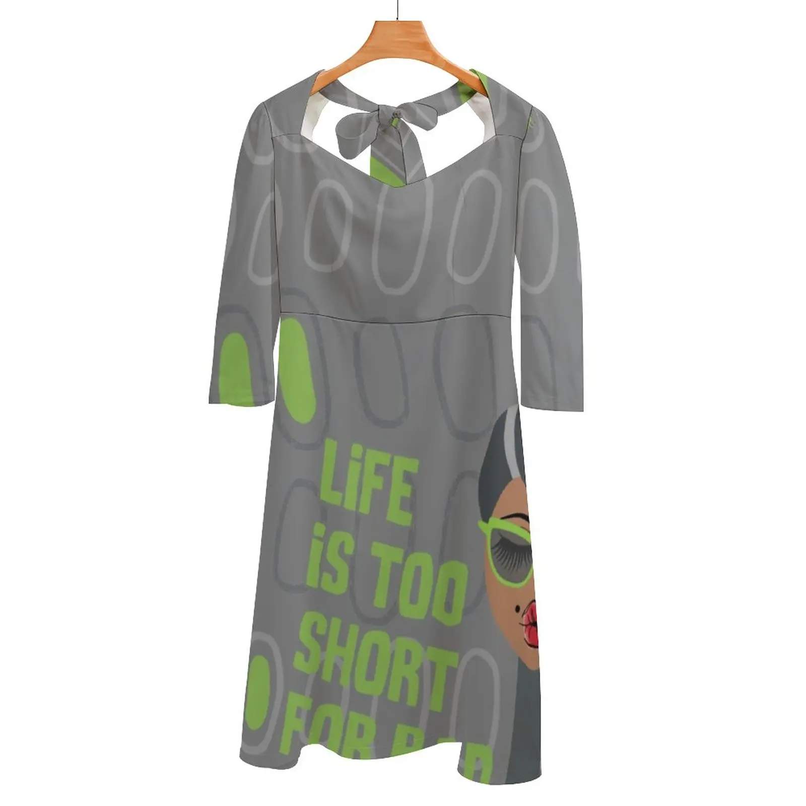 Life Is Too Short For Bad Vibes Back Lacing Backless Dress Square Neck Dress Sweet Elegant Dress Alicia Hancock 6256Design 6256
Life Is Too Short For Bad Vibes Back Lacing Backless Dress Square Neck Dress Sweet Elegant Dress Alicia Hancock 6256Design 6256