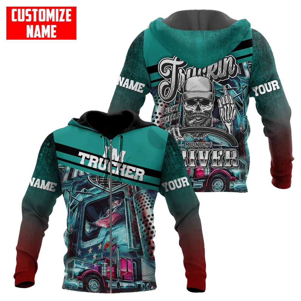 3DPrinted Newest Trucker Art Custom Name Unique Funny Hrajuku Streetwear Unisex Casual Zipper HoodiesZipSweatshirt Free Shipping
3DPrinted Newest Trucker Art Custom Name Unique Funny Hrajuku Streetwear Unisex Casual Zipper HoodiesZipSweatshirt Free Shipping