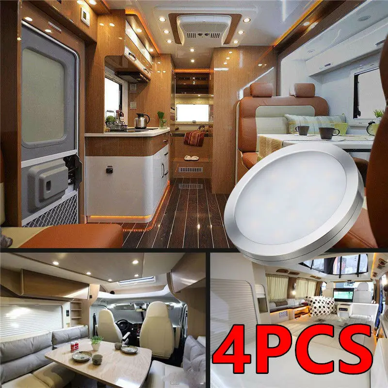 4PCS LED 12v Camping Car Ceiling Lamp RV Reading Lamp Boat Camper Trailer RV Interior Lamp Car Interior Lights For Car Home
4PCS LED 12v Camping Car Ceiling Lamp RV Reading Lamp Boat Camper Trailer RV Interior Lamp Car Interior Lights For Car Home