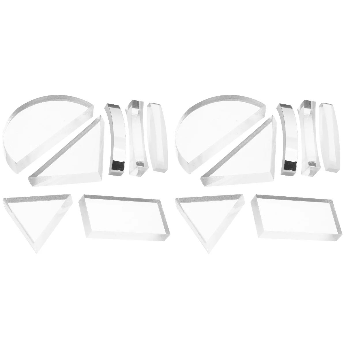 14 Pcs Lens Prism Set Middle School Optical Clear Experiment Learning Aids Physics Teaching Tools Glass
14 Pcs Lens Prism Set Middle School Optical Clear Experiment Learning Aids Physics Teaching Tools Glass
