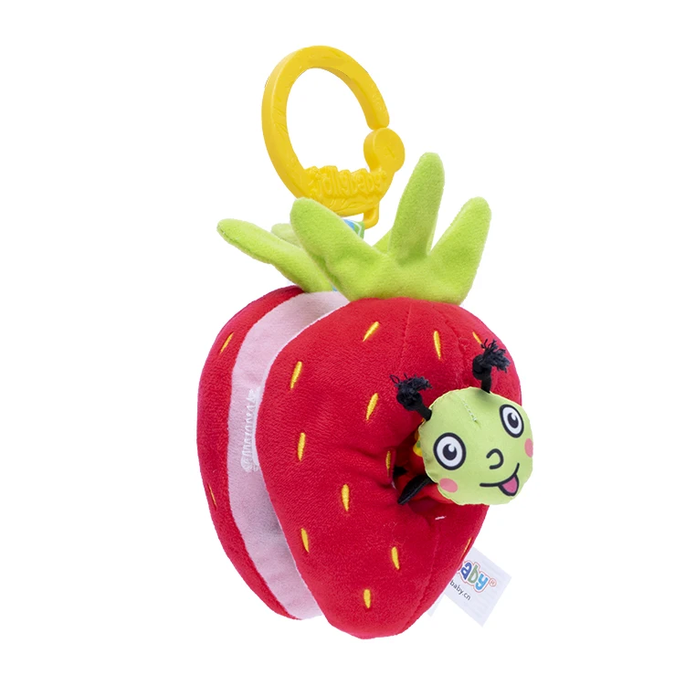 Jollybaby Discovery Baby Toy Hand Exercise Hollow Plush Strawberry Rattles with Caterpillar Rattle for Car Seat Stroller Hanging
Jollybaby Discovery Baby Toy Hand Exercise Hollow Plush Strawberry Rattles with Caterpillar Rattle for Car Seat Stroller Hanging