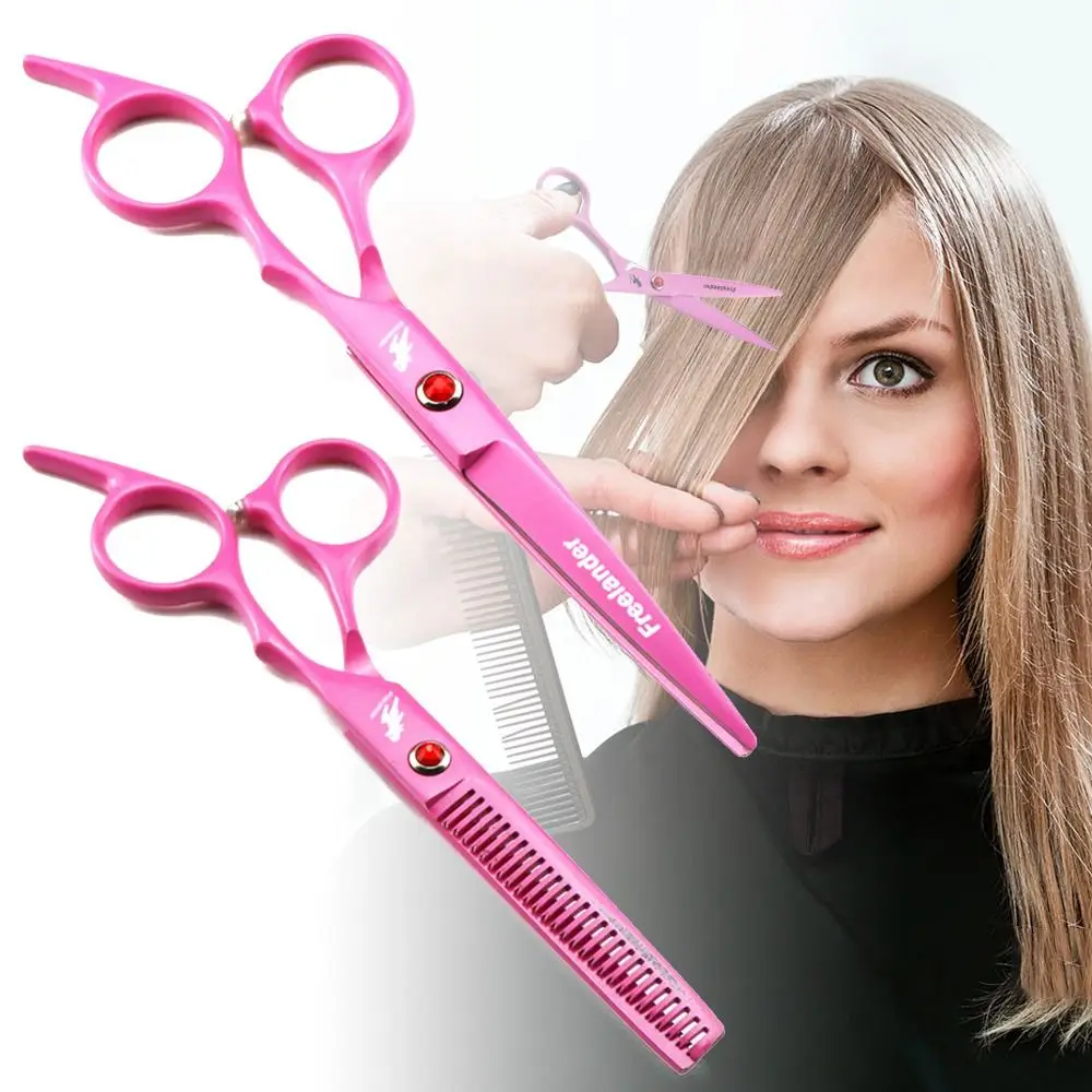 High Quality Stainless Steel Pink Barber Salon Barber Scissors 6.0 Inch Hair Cutting Scissors Thinning
High Quality Stainless Steel Pink Barber Salon Barber Scissors 6.0 Inch Hair Cutting Scissors Thinning