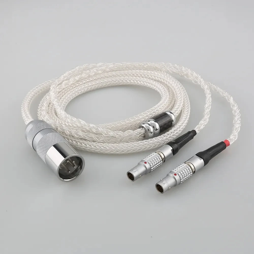 Audiocrast 16Cores Pure Silver Headphone upgraded Cable For Focal Utopia Fidelity Circumaural Headphone
Audiocrast 16Cores Pure Silver Headphone upgraded Cable For Focal Utopia Fidelity Circumaural Headphone