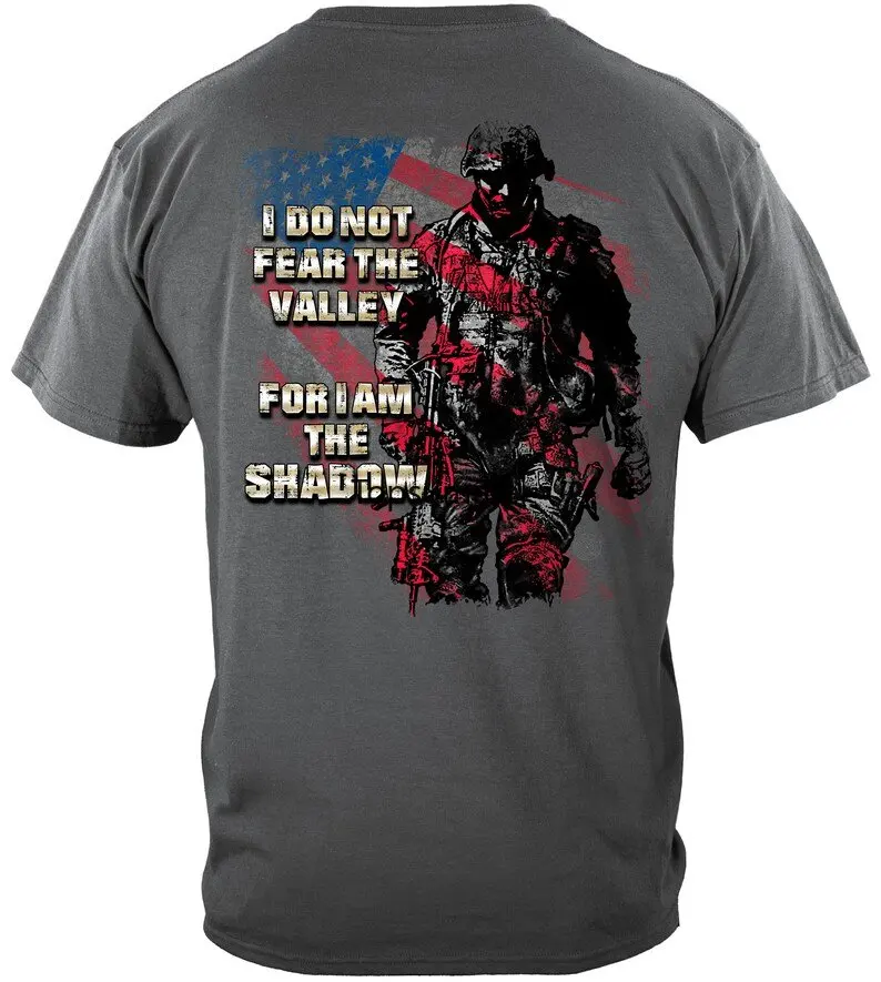 American Flag Soldier I Am The Shadow Oversized T-Shirt For Men Clothing Short Sleeve Streetwear Large Size Top Tee
American Flag Soldier I Am The Shadow Oversized T-Shirt For Men Clothing Short Sleeve Streetwear Large Size Top Tee