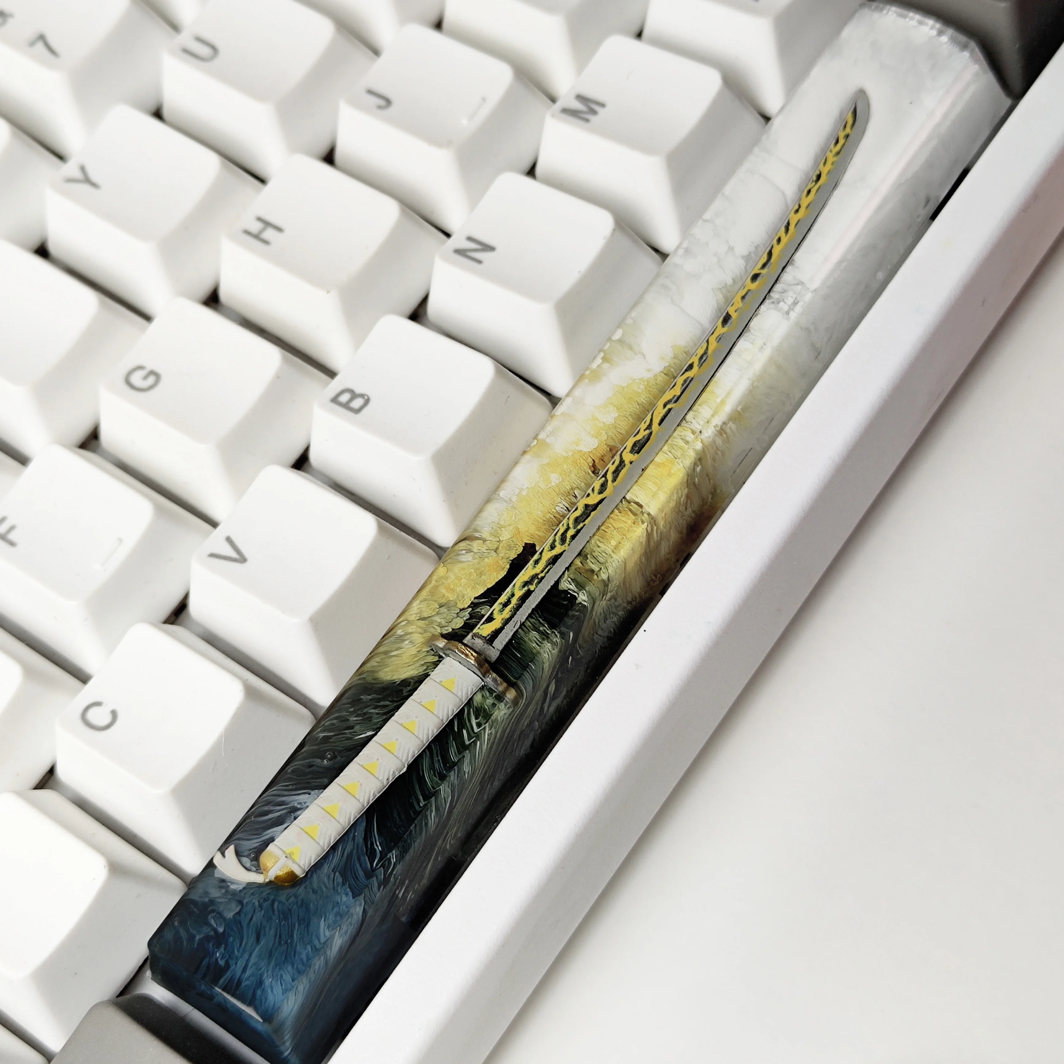 For Mechanical Keyboard Personality Space Bar Keycaps Cartoon Anime Ghost Slayer 6.25u Resin Keycap
For Mechanical Keyboard Personality Space Bar Keycaps Cartoon Anime Ghost Slayer 6.25u Resin Keycap