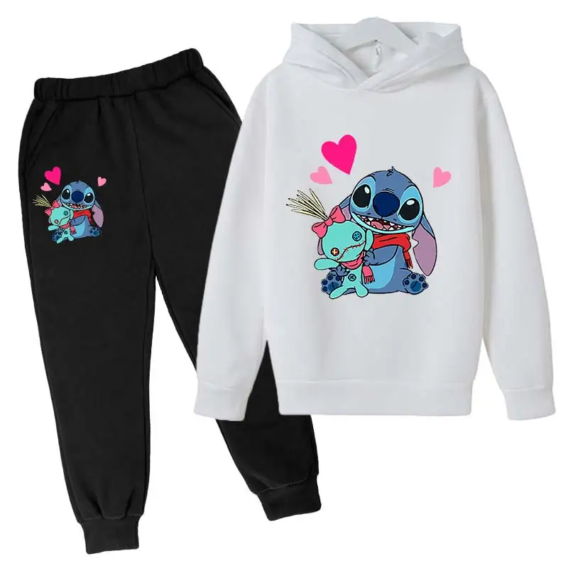 Children Stitch Hoodies Pants Set Boys Girls Stitch Sweatshirts Hooded Boys Girls Kids Fashion Stitch Pullovers Clothes Suit
Children Stitch Hoodies Pants Set Boys Girls Stitch Sweatshirts Hooded Boys Girls Kids Fashion Stitch Pullovers Clothes Suit