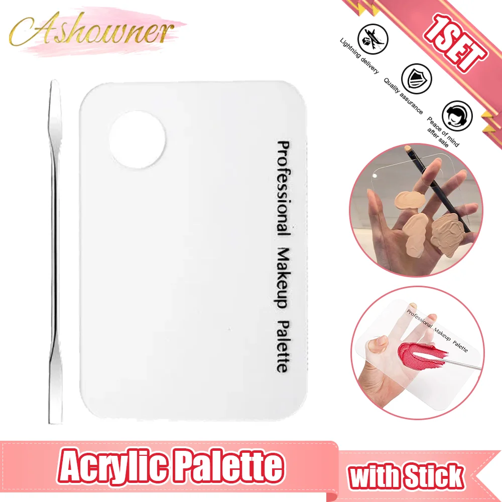 Acrylic Palette Spatula Mixing Gel Foundation Eye Shadow Color Card Stainless Steel Stick Nail Art Makeup Manicure Tool Cosmetic
Acrylic Palette Spatula Mixing Gel Foundation Eye Shadow Color Card Stainless Steel Stick Nail Art Makeup Manicure Tool Cosmetic