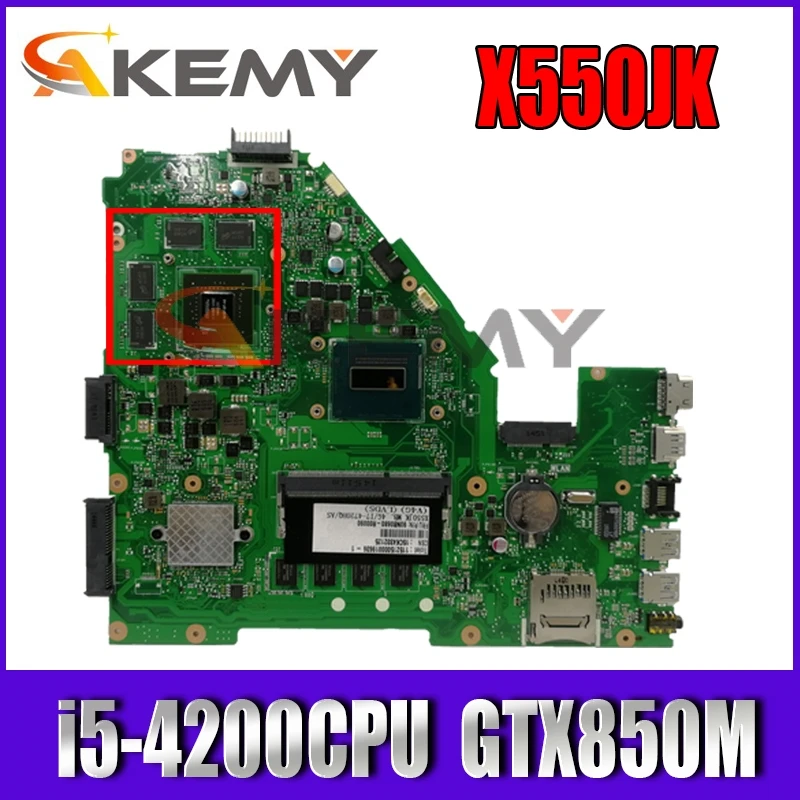 Материнская плата X550JK LVDS для ноутбуков ASUS X550JX X550JF FX50J X550JD X550JK X550J
Материнская плата X550JK LVDS для ноутбуков ASUS X550JX X550JF FX50J X550JD X550JK X550J