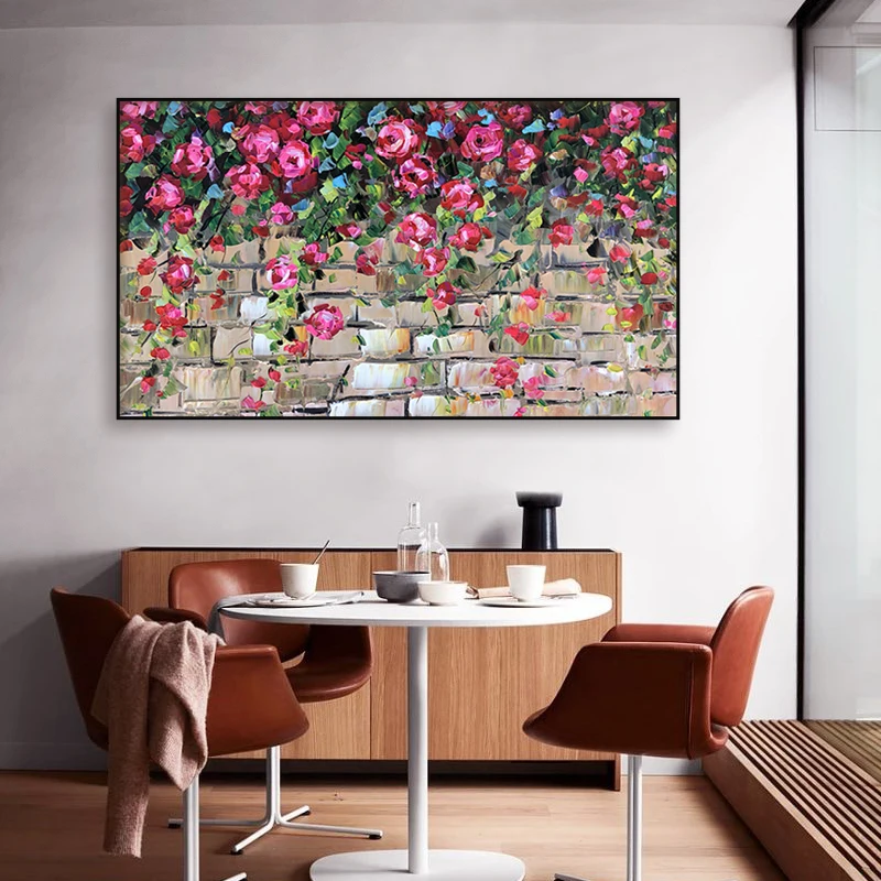 Hand-painted Oil Painting Living Room Art Texture Flower Decorative Painting Modern Abstract Hanging Painting Canvas No Framed
Hand-painted Oil Painting Living Room Art Texture Flower Decorative Painting Modern Abstract Hanging Painting Canvas No Framed