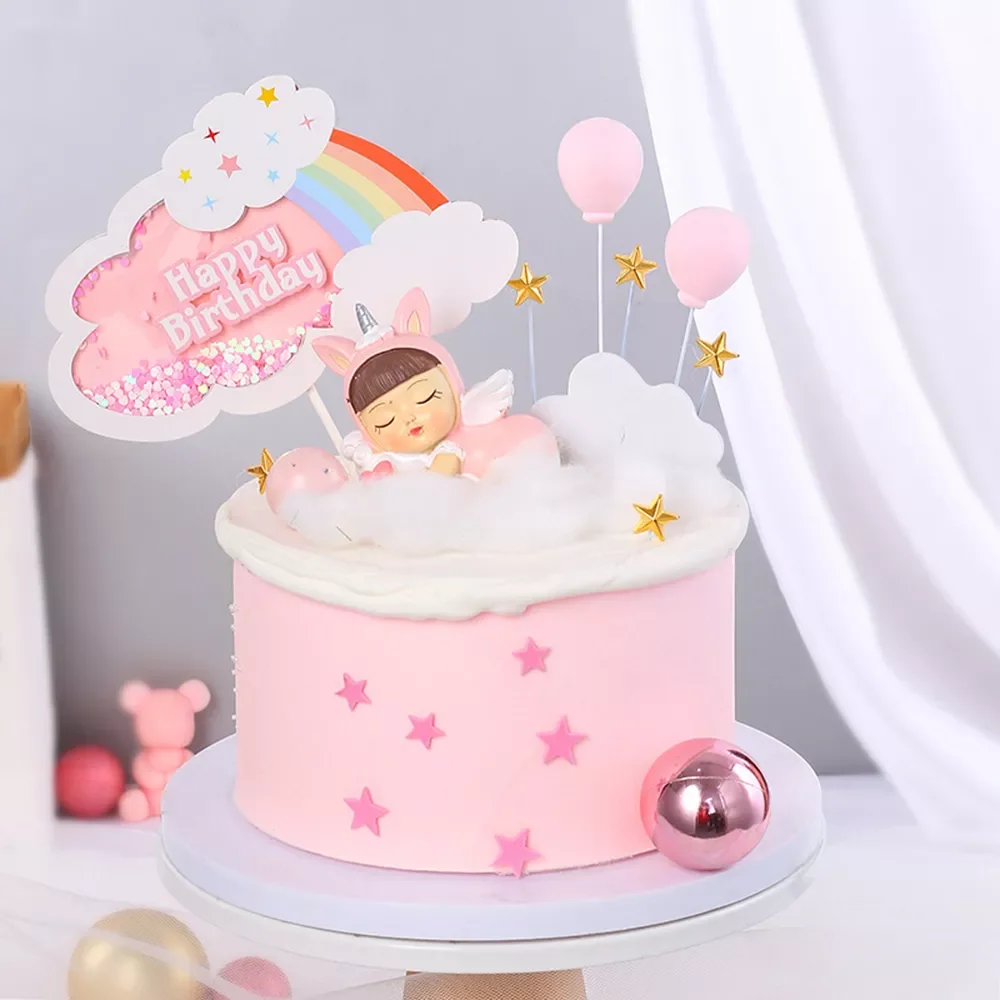 Hot Rainbow Cloud Cake Decoration Happy Birthday Cloud Cupcake Topper Party Dessert Wedding Decoration Baby Shower Baking Suppli
Hot Rainbow Cloud Cake Decoration Happy Birthday Cloud Cupcake Topper Party Dessert Wedding Decoration Baby Shower Baking Suppli