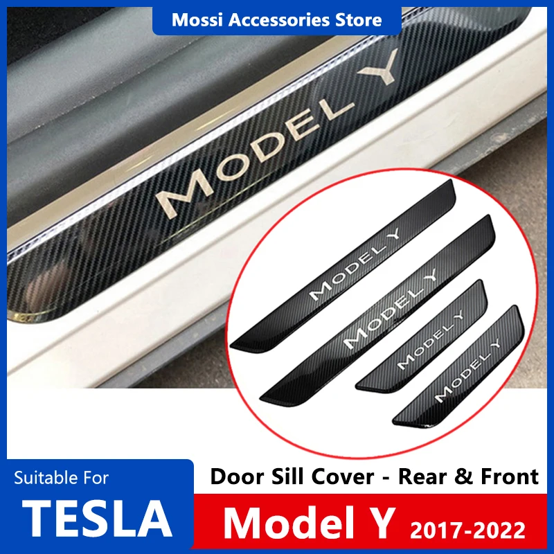 For Tesla Model Y Door Sill Decoration Wrap Cover Model Y 2022 Accessories Pedal Protection Strip Carbon Pattern Car Accessories
For Tesla Model Y Door Sill Decoration Wrap Cover Model Y 2022 Accessories Pedal Protection Strip Carbon Pattern Car Accessories