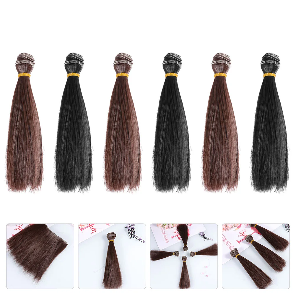 Hair Making Handcraft Fiber Synthetic Diy Curly Birthday Curling Replacement Gift Extension Straight Supplies Accessories 
Hair Making Handcraft Fiber Synthetic Diy Curly Birthday Curling Replacement Gift Extension Straight Supplies Accessories