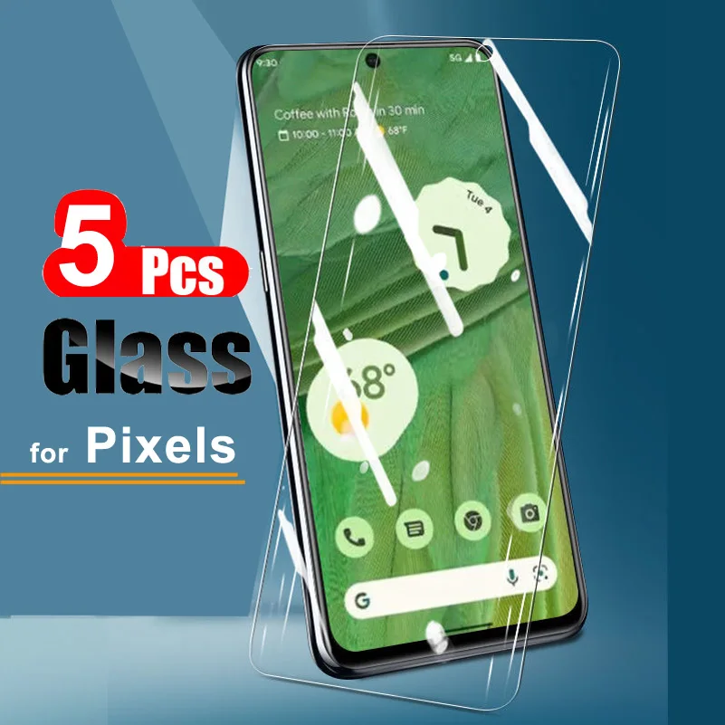 5Pcs Tempered Glass for Google Pixel 7 6 5 4 3 3A XL 6A 5A 4 5G Screen Protector Display Protective Film ShockProof Guard 10H
5Pcs Tempered Glass for Google Pixel 7 6 5 4 3 3A XL 6A 5A 4 5G Screen Protector Display Protective Film ShockProof Guard 10H