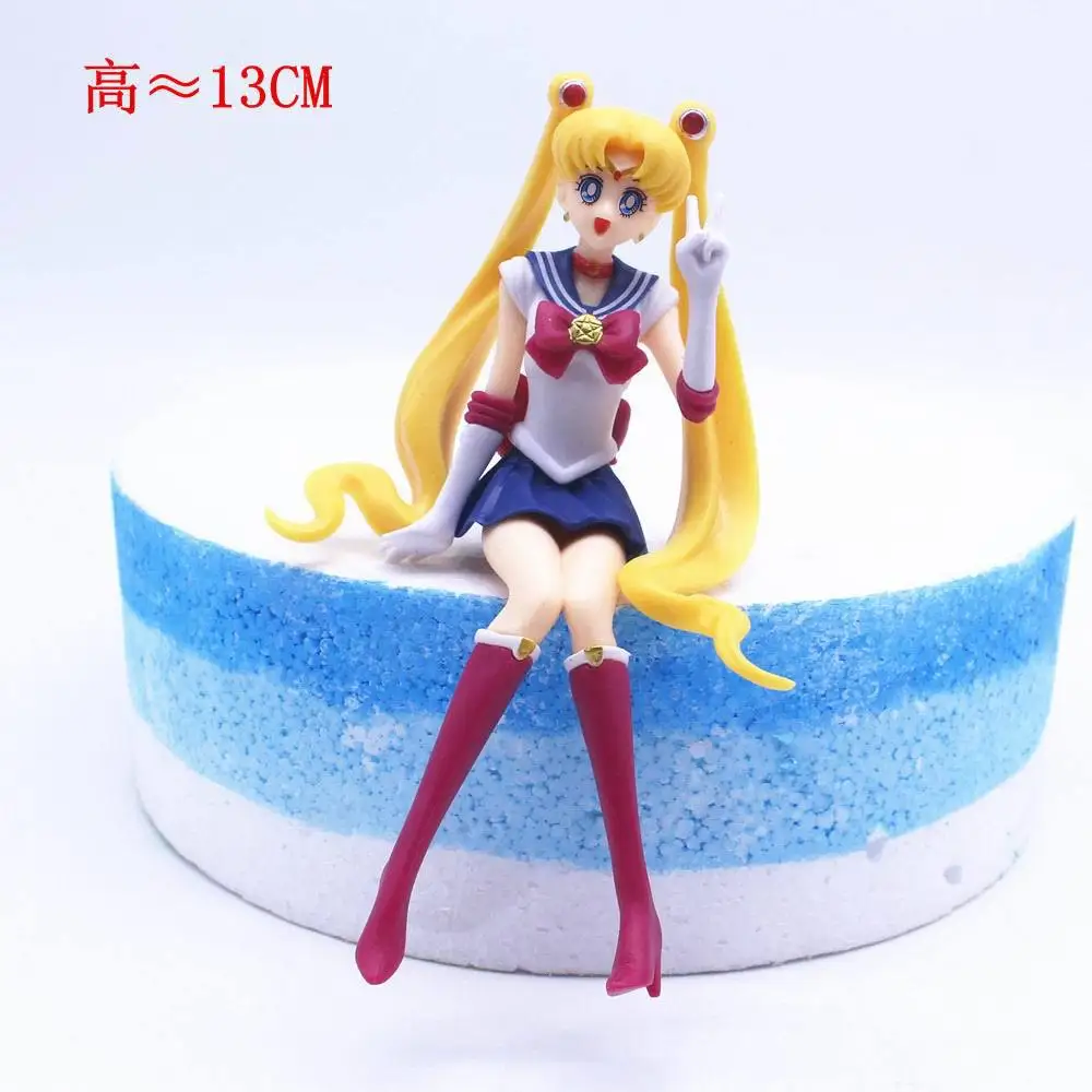 13CM NEW Anime Figure Japanese Cartoon Sailor Moon Mercury Mars Jupiter Venus Sitting Model Dolls Toy Gift Collect Ornament
13CM NEW Anime Figure Japanese Cartoon Sailor Moon Mercury Mars Jupiter Venus Sitting Model Dolls Toy Gift Collect Ornament