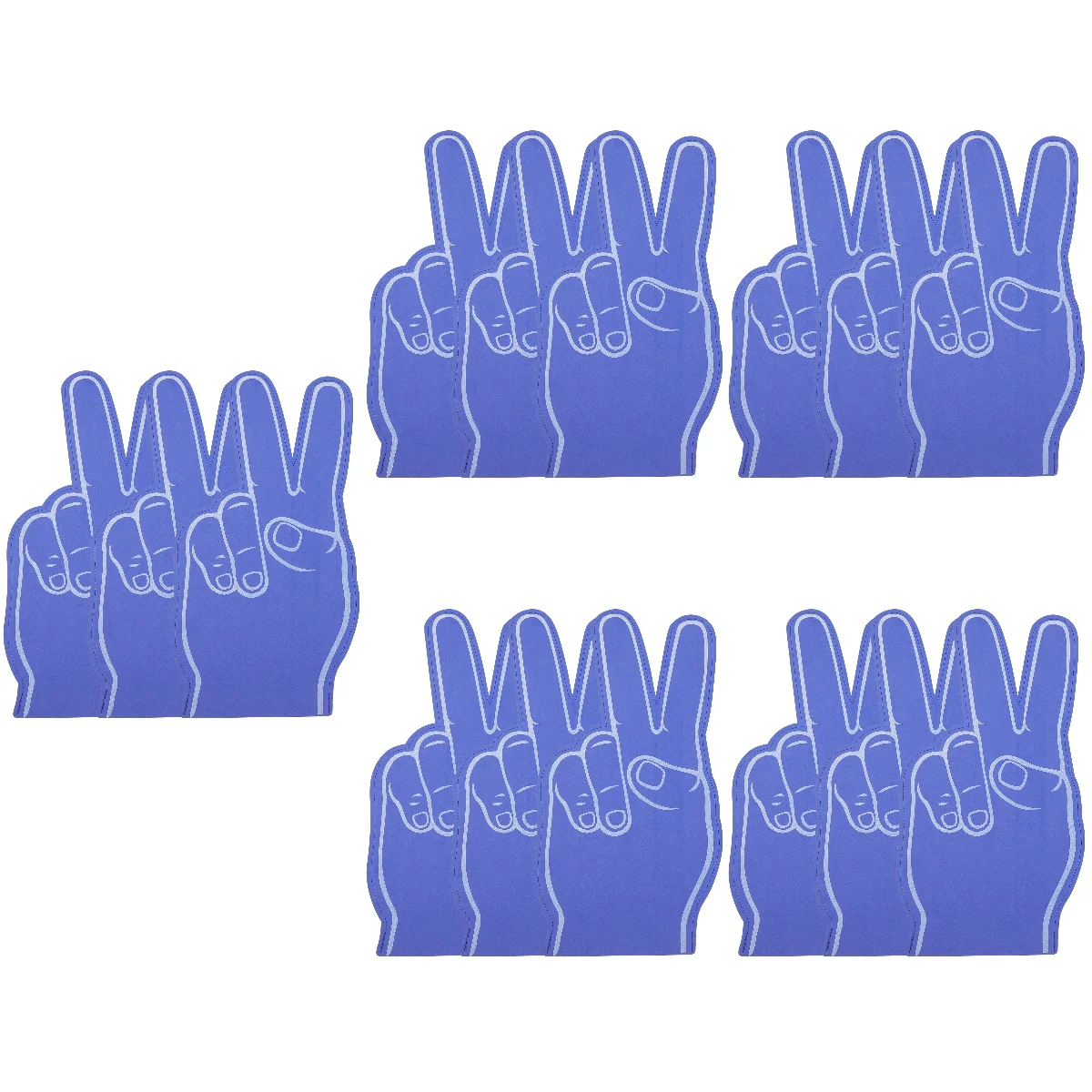15 Pcs Giant Foam Hand Soccer Toy Peace Sign Finger Pom Poms Cheerleading Childrens Toys Foam Fingers Girl Pointy Finger
15 Pcs Giant Foam Hand Soccer Toy Peace Sign Finger Pom Poms Cheerleading Childrens Toys Foam Fingers Girl Pointy Finger