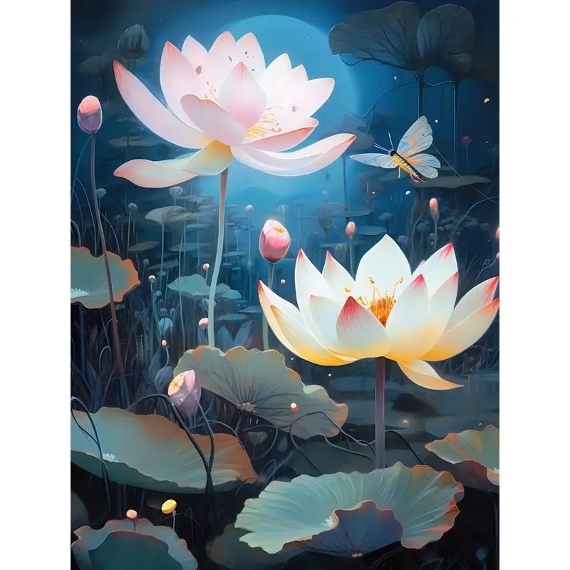 GATYZTORY 60x75cm Painting By Numbers Frame Lotus Flowers Picture Drawing For Adults Artwork Gift Handmade Fantasy Home Art
GATYZTORY 60x75cm Painting By Numbers Frame Lotus Flowers Picture Drawing For Adults Artwork Gift Handmade Fantasy Home Art