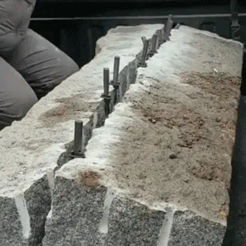2pcs Rock Stone Splitters With 10mm SDS-PLUSDrill Bit Metal Plug Wedges Concrete Rock Splitters Stone Splitting Tool Drilling
2pcs Rock Stone Splitters With 10mm SDS-PLUSDrill Bit Metal Plug Wedges Concrete Rock Splitters Stone Splitting Tool Drilling