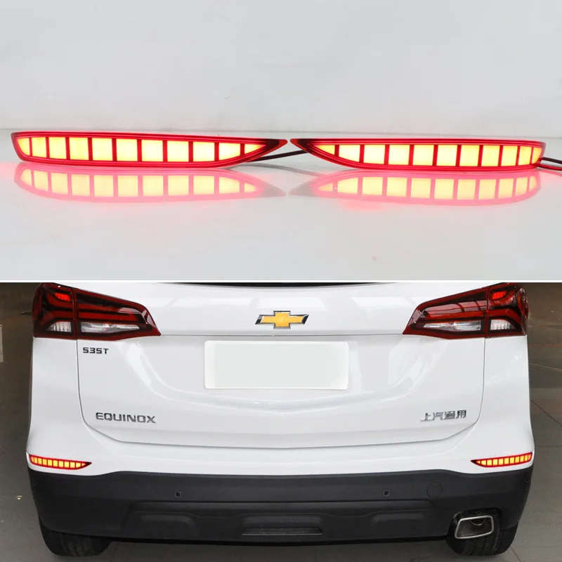 Car LED Indicators For Chevrolet Equinox 2022 Auto Rear Bumper Light Turn Signal Reflector Brake Fog Lamp
Car LED Indicators For Chevrolet Equinox 2022 Auto Rear Bumper Light Turn Signal Reflector Brake Fog Lamp