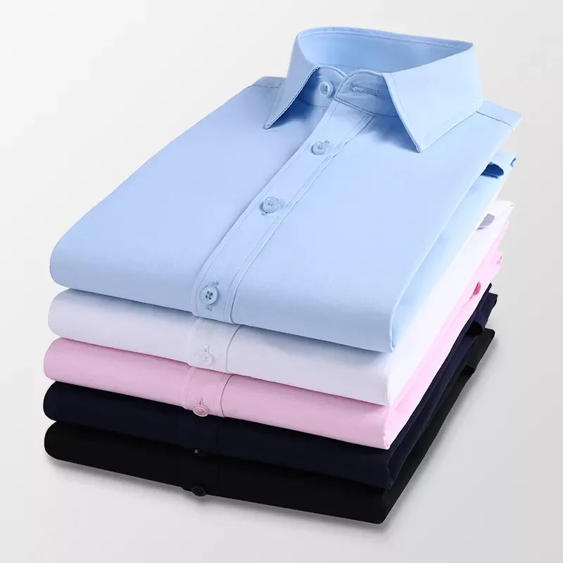 Size 5XL 6XL 7XL Men Solid Color Business Shirt Fashion Casual Slim White Long Sleeve Shirt Male Brand Clothes
Size 5XL 6XL 7XL Men Solid Color Business Shirt Fashion Casual Slim White Long Sleeve Shirt Male Brand Clothes