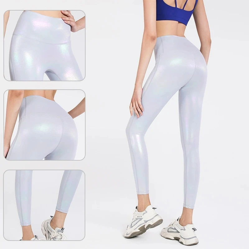 Popular Bronze Sequins Fitness Yoga Pants High Waist Brocade Double sided Tight Lifting Hip Yoga Pants for Women
Popular Bronze Sequins Fitness Yoga Pants High Waist Brocade Double sided Tight Lifting Hip Yoga Pants for Women