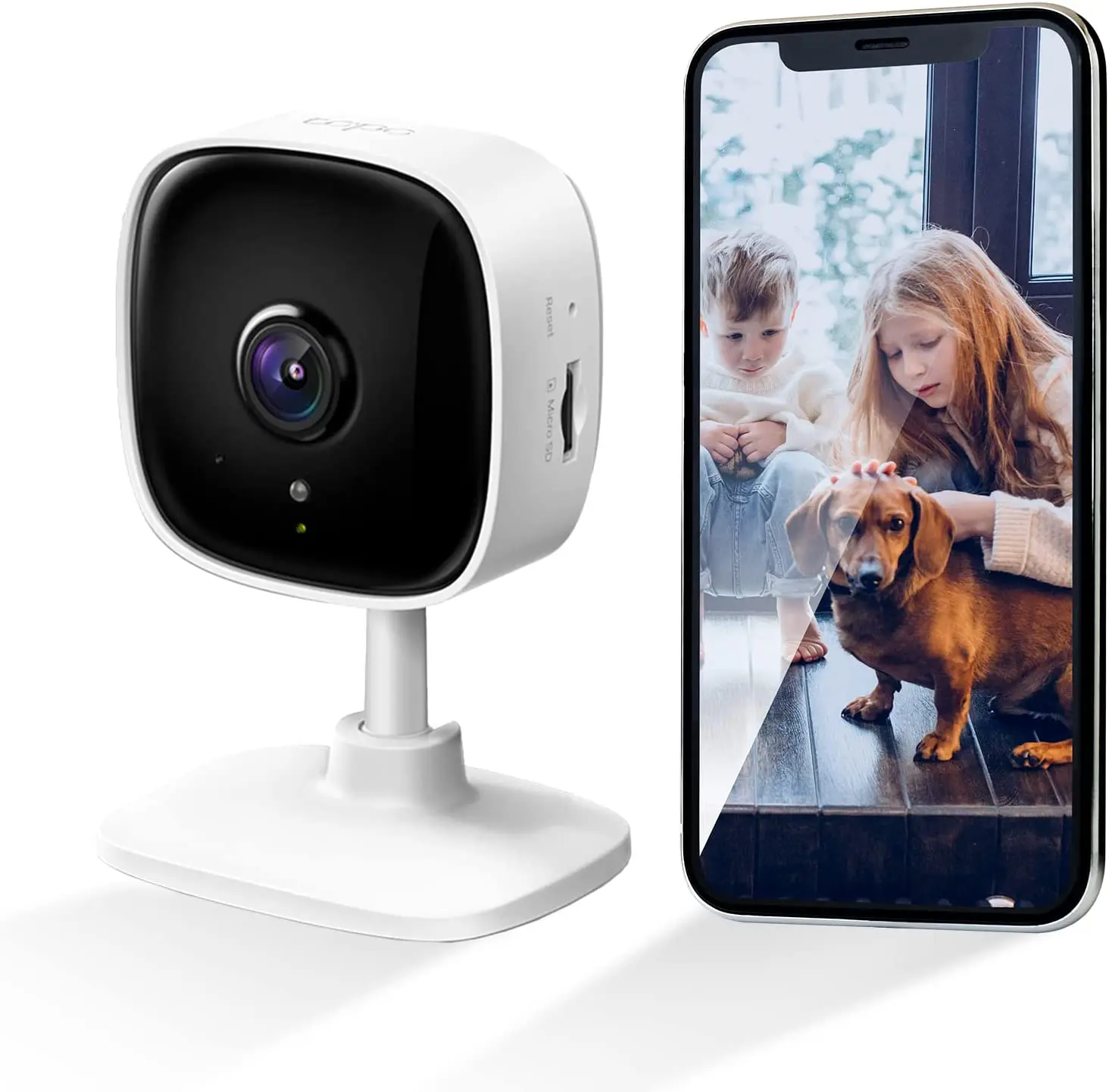 

Câmera de segurança inteligente Wi-Fi Full HD 1080p Tapo C100 compatível com Alexa cameras vigilância