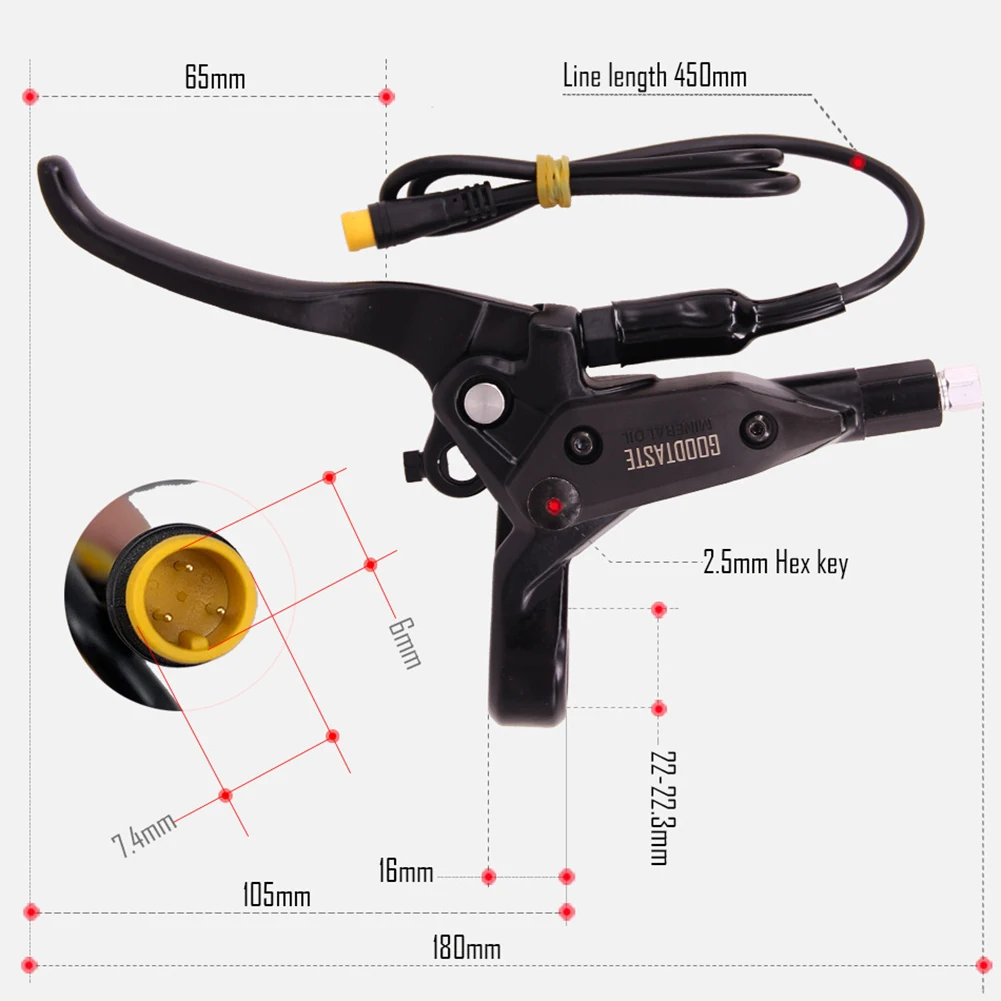 Electric Bike Brake Sensor Power Cut Off Hydraulic Brake Plug Waterproof Connector For XOD For Bafang E-bike Accessories
Electric Bike Brake Sensor Power Cut Off Hydraulic Brake Plug Waterproof Connector For XOD For Bafang E-bike Accessories