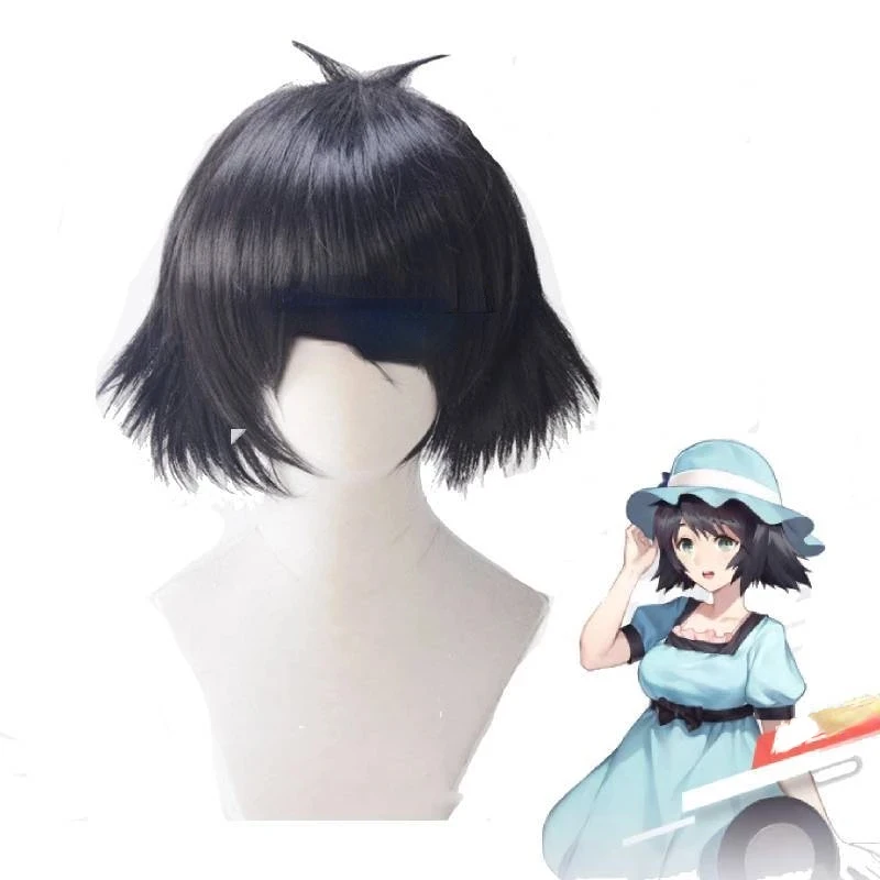 Парик для косплея из аниме «Steins Gate», Женский синтетический, с короткими черными вьющимися волосами для Хэллоуина
Парик для косплея из аниме «Steins Gate», Женский синтетический, с короткими черными вьющимися волосами для Хэллоуина