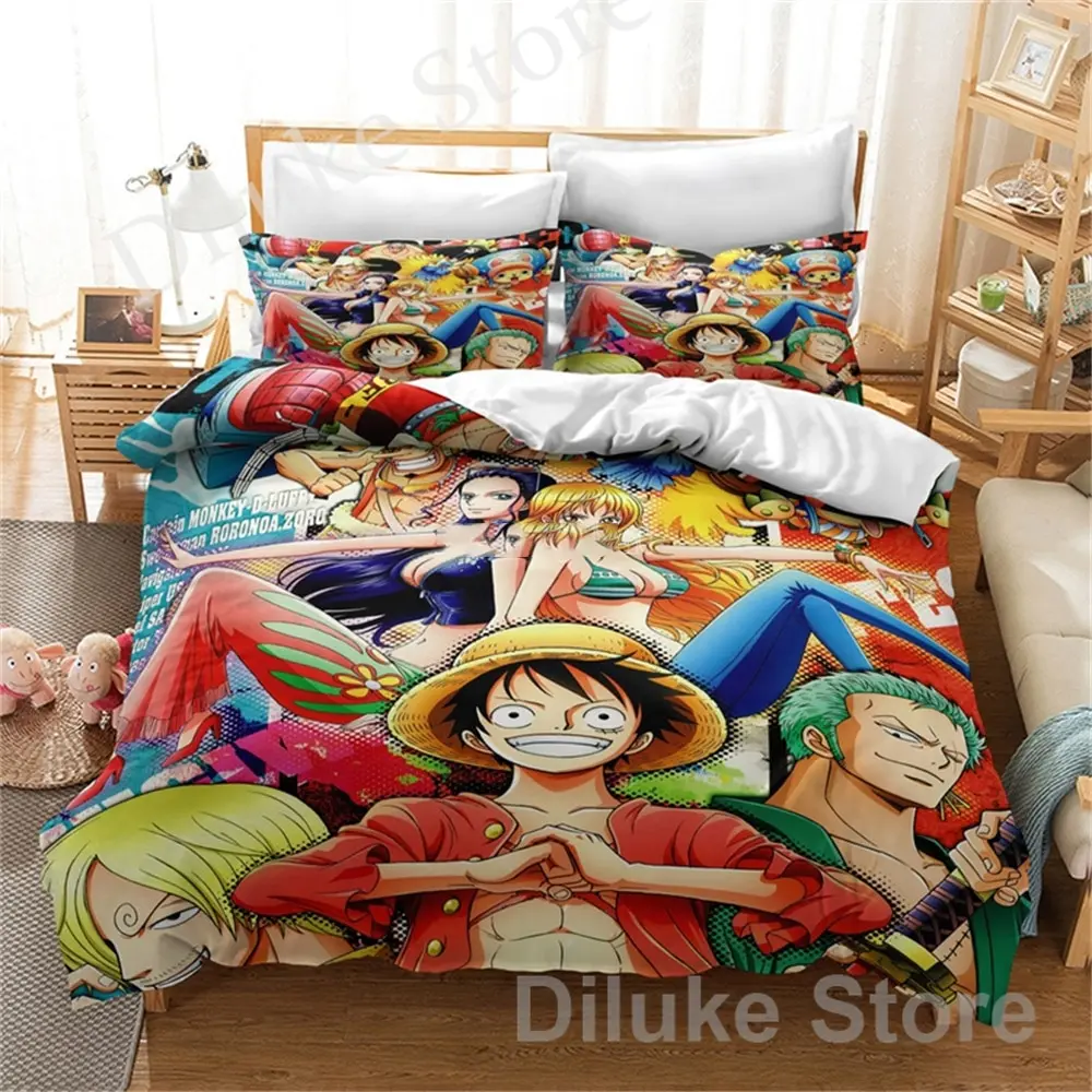 Popular Monkey D. Luffy Printed Bedding Set Anime ONE PIECE Cartoon 3d Bed Linen Children Duvet Cover Set Pillowcase King Size
Popular Monkey D. Luffy Printed Bedding Set Anime ONE PIECE Cartoon 3d Bed Linen Children Duvet Cover Set Pillowcase King Size