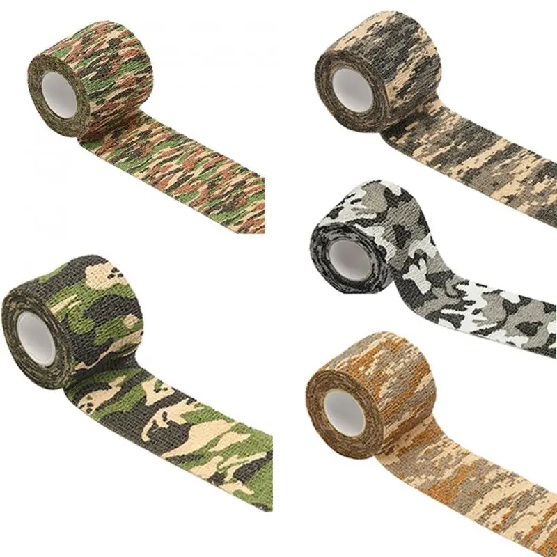 4.5m Camo Self Adhesive Elastic Bandage Hunting Camouflage Sports Wrap Tape Protector for Knee Fingers Ankle Palms
4.5m Camo Self Adhesive Elastic Bandage Hunting Camouflage Sports Wrap Tape Protector for Knee Fingers Ankle Palms