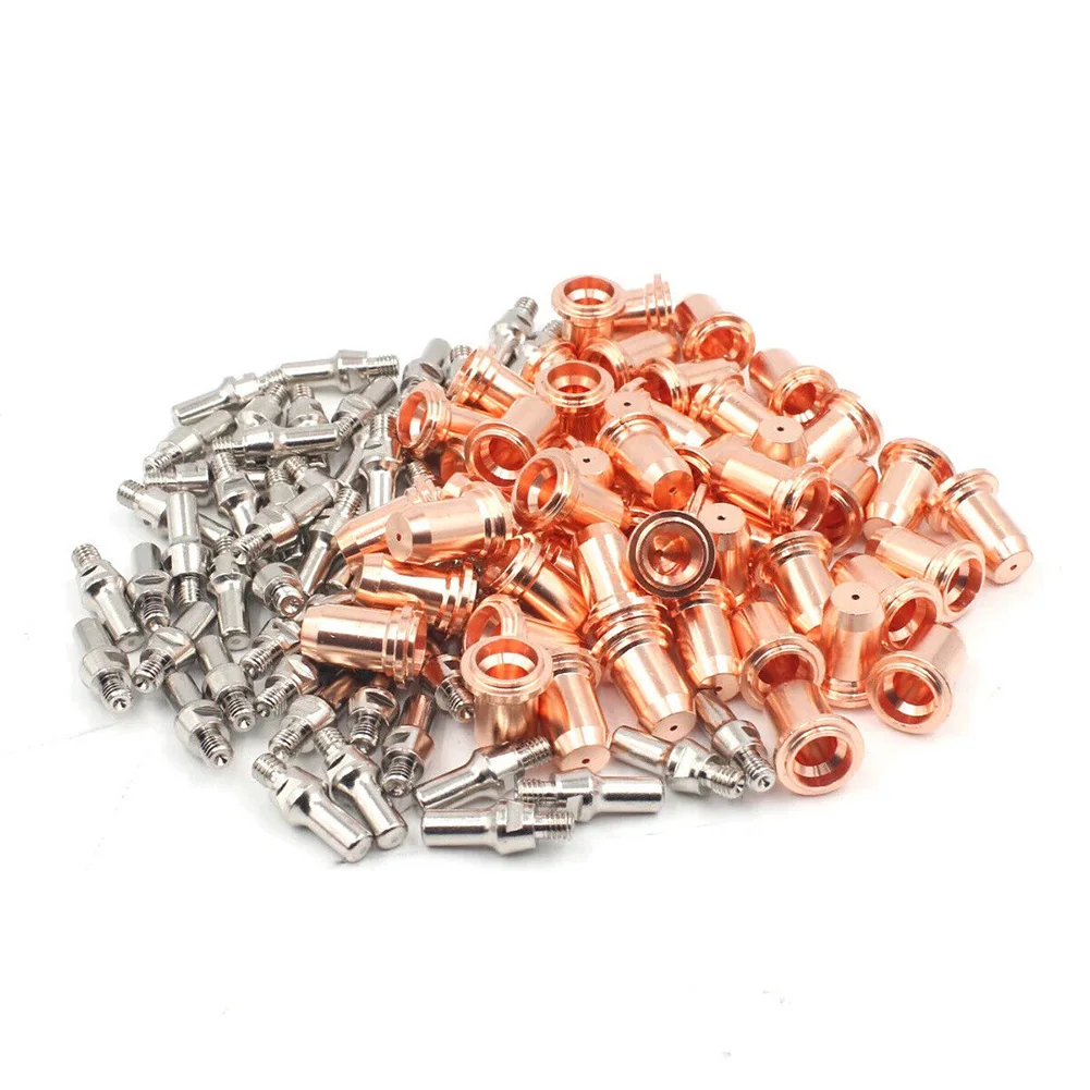 200pcs 52582 Electrode 51313 1.0mm Plasma Nozzle 40-60A For IPT-60 PT60 PT40 IPT-40 Torch Copper Hafnium Welding Equipment Parts
200pcs 52582 Electrode 51313 1.0mm Plasma Nozzle 40-60A For IPT-60 PT60 PT40 IPT-40 Torch Copper Hafnium Welding Equipment Parts