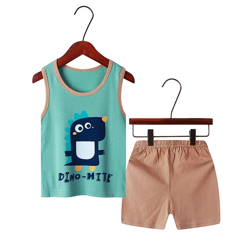 Summer Sleeveless 100 Cotton Pajamas Sets Children's Sleepwear 1 to 9 Years Kids Night Suit Baby Homewear Boy Sets Girl Pajamas
Summer Sleeveless 100 Cotton Pajamas Sets Children's Sleepwear 1 to 9 Years Kids Night Suit Baby Homewear Boy Sets Girl Pajamas