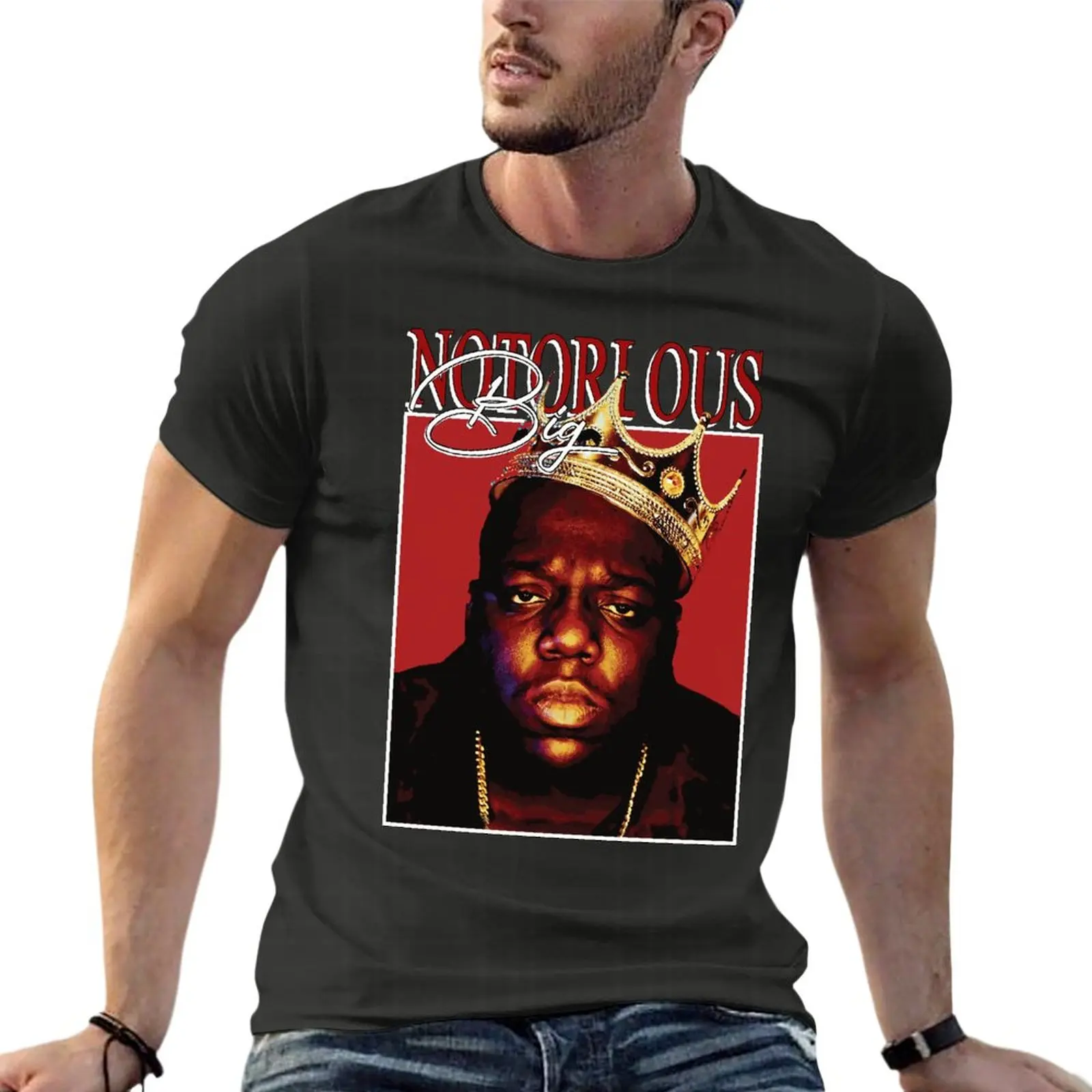 Notorious Big Vintage Oversized Tshirt Printed Men Clothes 100% Cotton Streetwear Plus Size Top Tee
Notorious Big Vintage Oversized Tshirt Printed Men Clothes 100% Cotton Streetwear Plus Size Top Tee