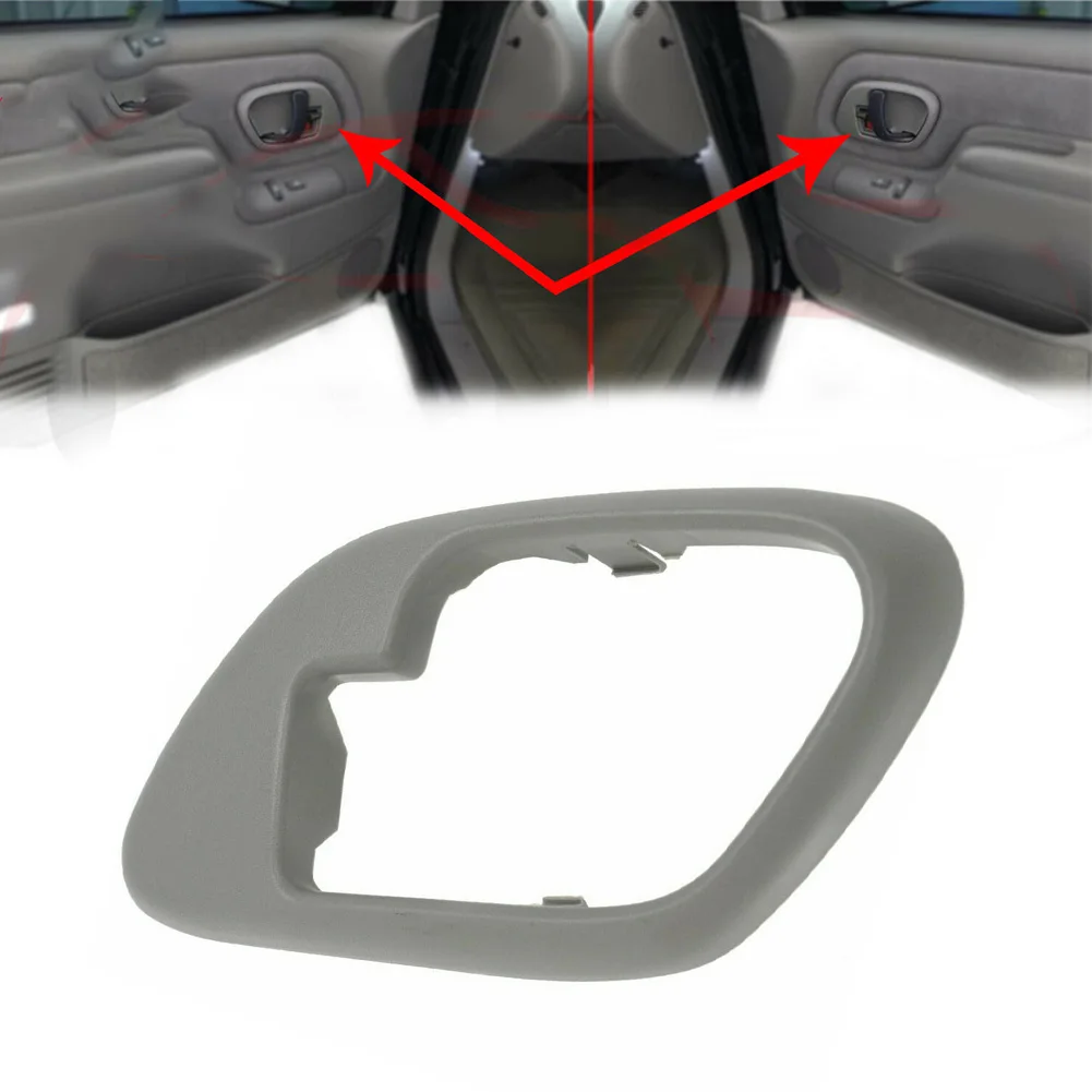 1 Pair Car Inside Door Handle Trim Bezels Gray For Chevy GMC Pickup Truck 15708080 15708079 High Quality Car Accessories
1 Pair Car Inside Door Handle Trim Bezels Gray For Chevy GMC Pickup Truck 15708080 15708079 High Quality Car Accessories