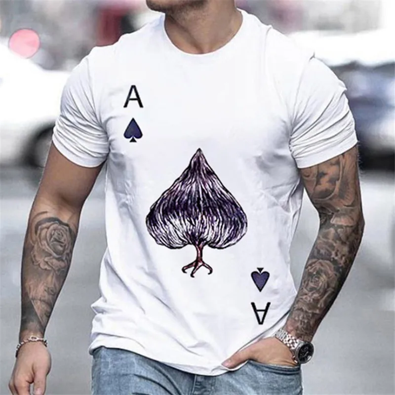 Haikyuu Summer Man White Trend Short Sleeved Loose Poker Black Heart A Print T Shirt Men's Fashion Vintage Oversized Tshirts Men
Haikyuu Summer Man White Trend Short Sleeved Loose Poker Black Heart A Print T Shirt Men's Fashion Vintage Oversized Tshirts Men