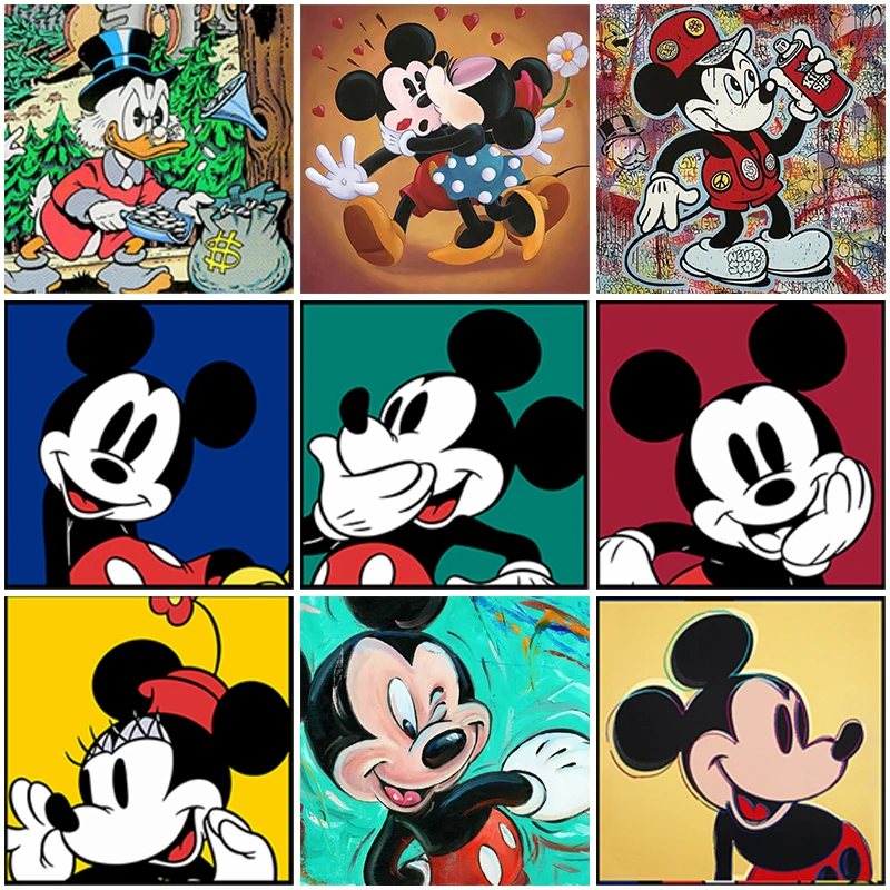 Алмазная живопись Disney, вышивка Микки и Минни Дональд Дак, вышивка крестиком, мозаика, ручная работа, подарок, домашний декор
Алмазная живопись Disney, вышивка Микки и Минни Дональд Дак, вышивка крестиком, мозаика, ручная работа, подарок, домашний декор