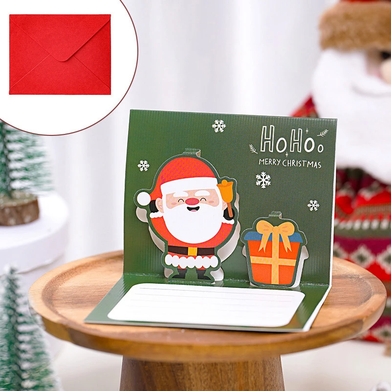 Cute 3D Christmas Greeting Card Creative Folding Cartoon Girl Heart Festival Blessings Handwritten Blank Card Party Supplies
Cute 3D Christmas Greeting Card Creative Folding Cartoon Girl Heart Festival Blessings Handwritten Blank Card Party Supplies