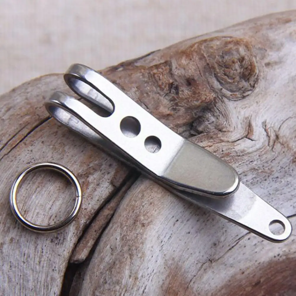 Mini Outdoor Belt Clip Stainless Steel Suspension Pocket Holder With Clip Camping Tools Outdoor Chain Q0c8
Mini Outdoor Belt Clip Stainless Steel Suspension Pocket Holder With Clip Camping Tools Outdoor Chain Q0c8